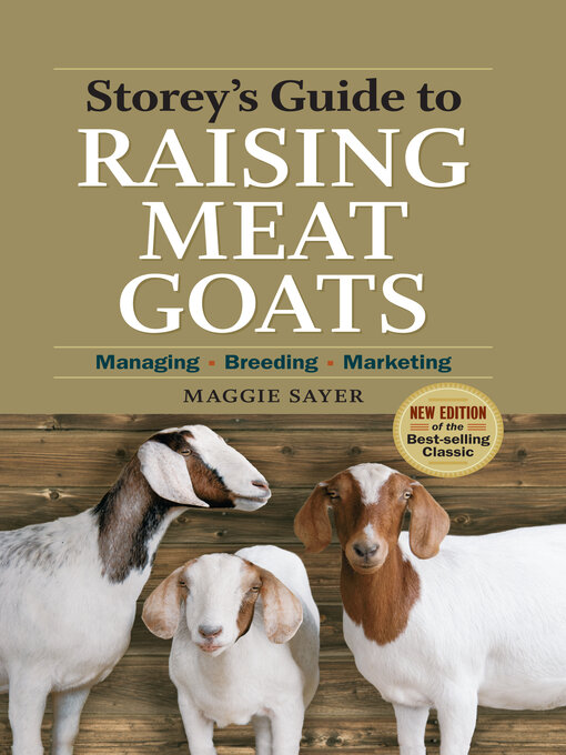 Cover image for Storey's Guide to Raising Meat Goats